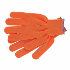 Перчатки оранжевые точка